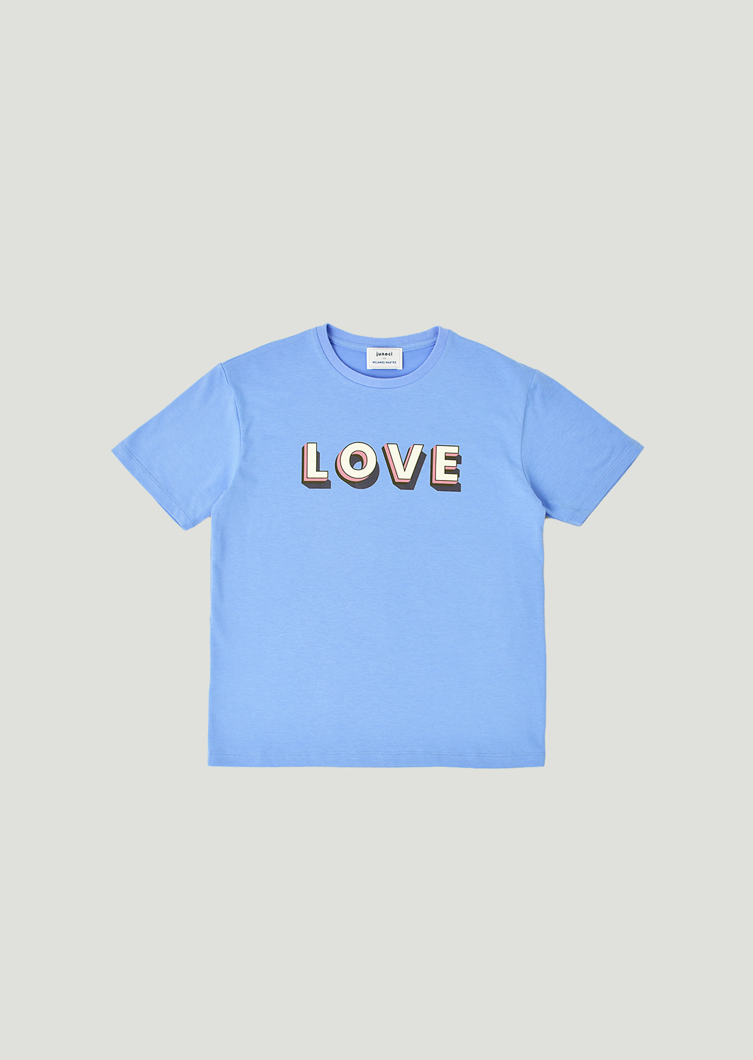 &#039;LOVE&#039; Supima t-shirt (Blue)