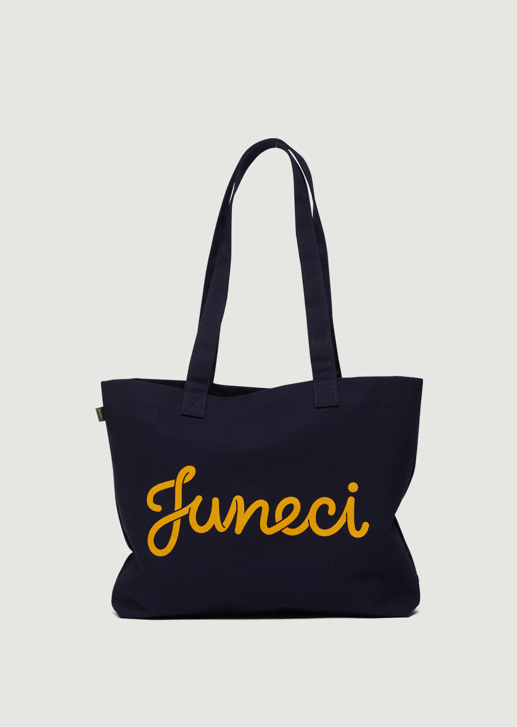 JUNECI Logo Canvas Shoulder Bag