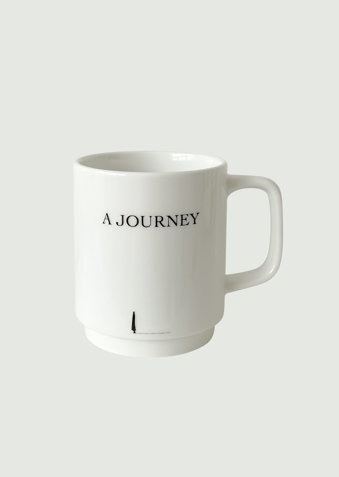 “A JOURNEY” ceramic mug cup