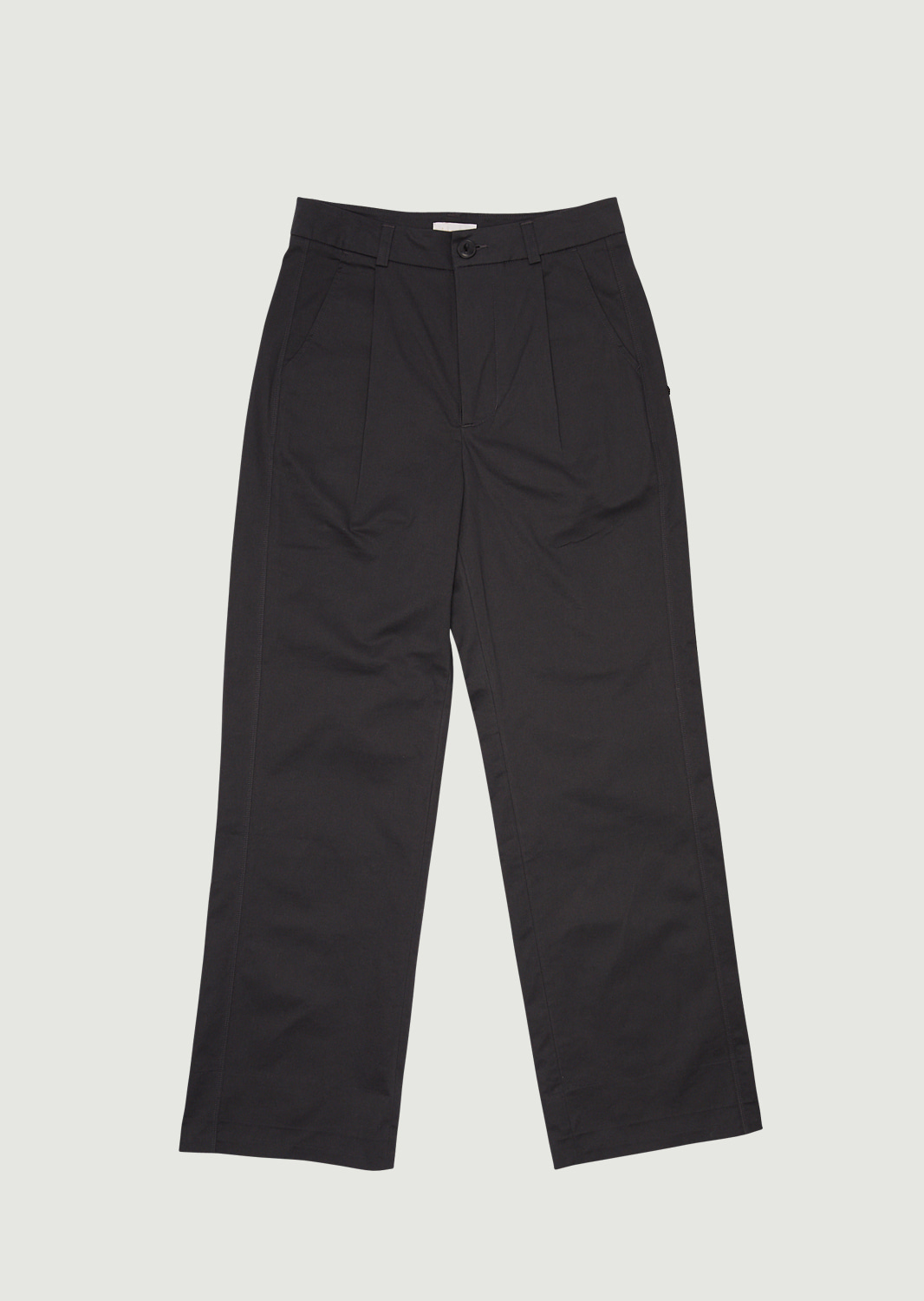 Side-Line Cotton Pants (Dark Grey)