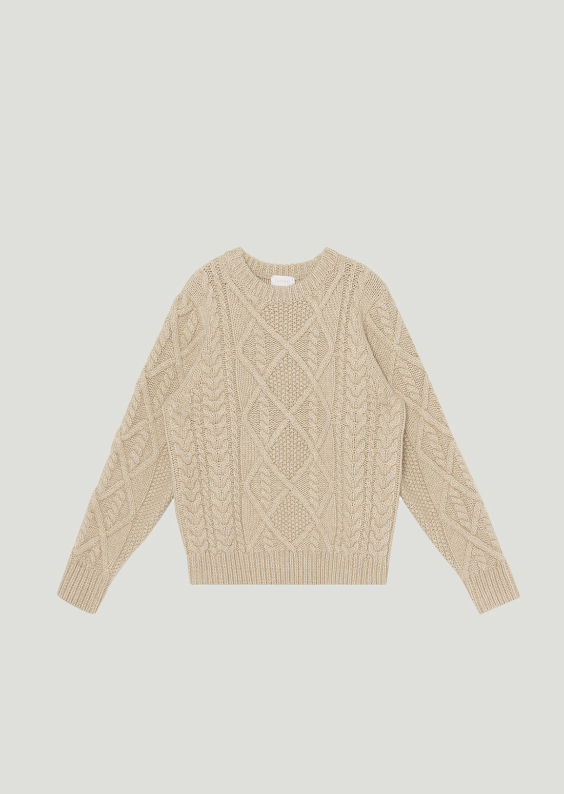 JUNECI Alpaca Cable Sweater
