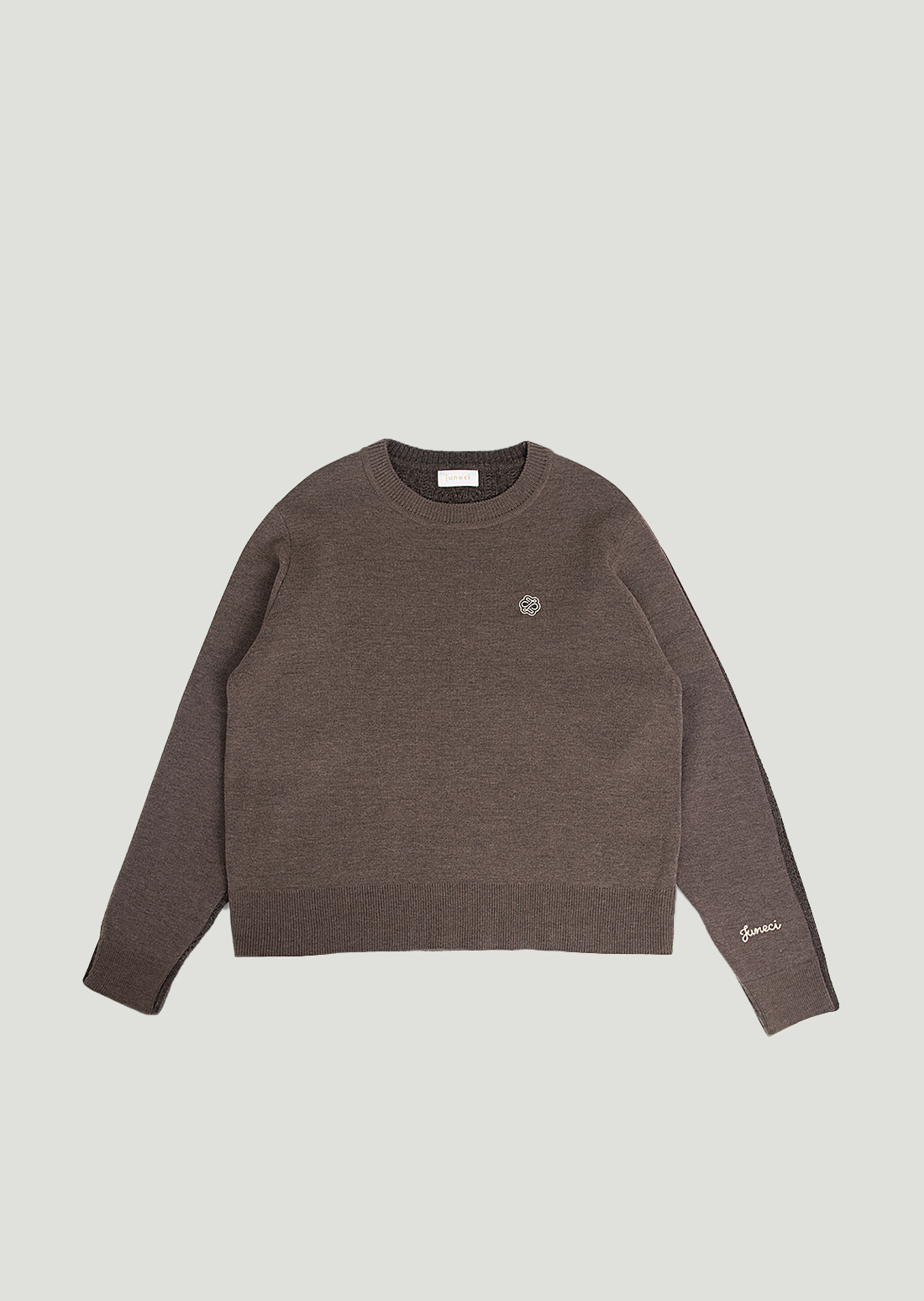 Tasty Cable Crew Neck (Brown)